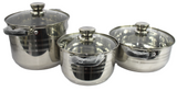 Batería de Cocina SarymHome 11 Piezas Acero Inoxidable - Negro (G)