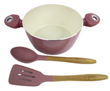 Batería de Cocina Gibson Home Antiadherente de Cerámica 7pz Mod.2410 (G)